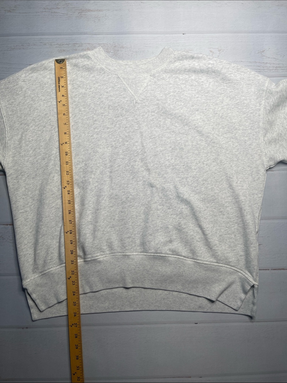 Abercrombie & Fitch XL Crewneck Sweatshirt Gray Classic Ladies Long Sleeves - Picture 7 of 8